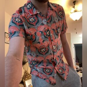 Vibrant Floral Men's Shirt